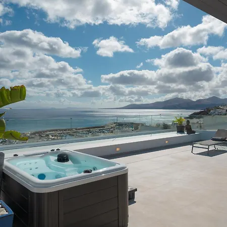 Luxury Penthouse Panoramic Ocean Views 2bedroom With Jacuzzi Tías