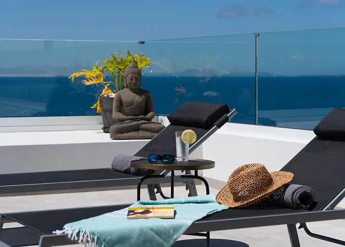 Luxury Penthouse Panoramic Ocean Views 2bedroom With Jacuzzi Daire Tías